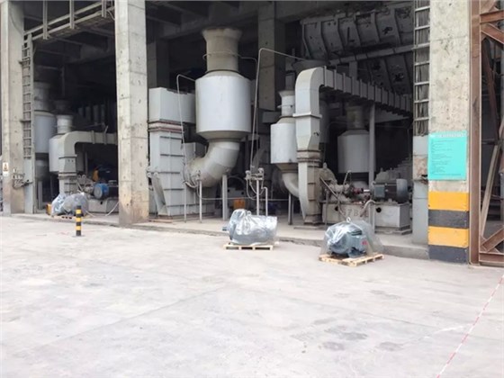 某水泥廠電機節(jié)能改造之前現場