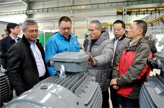 皖南電機(jī)|電機(jī)廠(chǎng)家:來(lái)賓在車(chē)間參觀 皖南電機(jī)|電機(jī)廠(chǎng)家:來(lái)賓在車(chē)間參觀